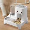 2-in-1 Automatic Cat Feeder and Water Dispenser Set, 800 mL Water and 1,800 mL Food view 2