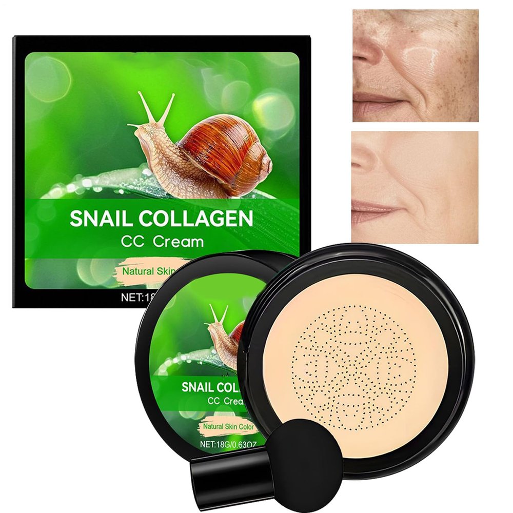 Mushroom-Shaped Moisturizing Concealer Cushion Foundation