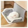 WAFOHSR Hanging Cat Bed, Removable Cat Hammock, Kitten Nest, Winter Window-Side Pet Bed, Black-S view 2