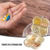 2-Pack Pill Organizer Boxes, 7.5 x 7.5 cm view 3