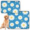 Washable Non-Slip Dog Pads for Sofa, 50.8 x 61 cm, Daisy Design, 3-Pack view 1