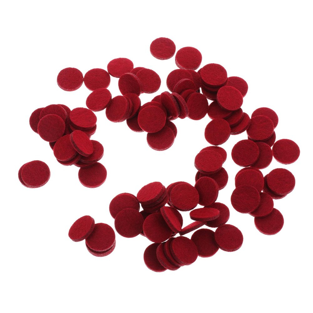 Beatifufu Round Scent Pads, 100 Cotton Pieces, Christmas Theme Party