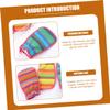 3 Exfoliating Synthetic-Fiber Gloves for Shower and Camping view 3