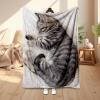 Warm Flannel Fleece Throw Blanket for Home Decor view 3