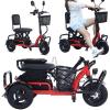Compact 3-Wheel Folding Electric Mobility Scooter with Front Basket view 1