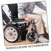 Beatifufu 2-Piece Steel Front Wheel Set for Wheelchairs with Solid Rubber Tires view 3