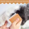 Dog Hair Removal Groomer with Soft Bamboo Handle view 3
