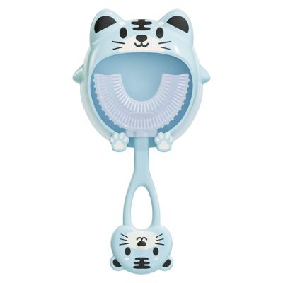 Children's Toothbrush with Soft Silicone Brush Head