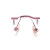 ZHUNTE Eyeglass Nose Pads, 1 Pc, Universal Eyeglass Accessory, Replacement Frame Repair Parts (Light Red) view 3
