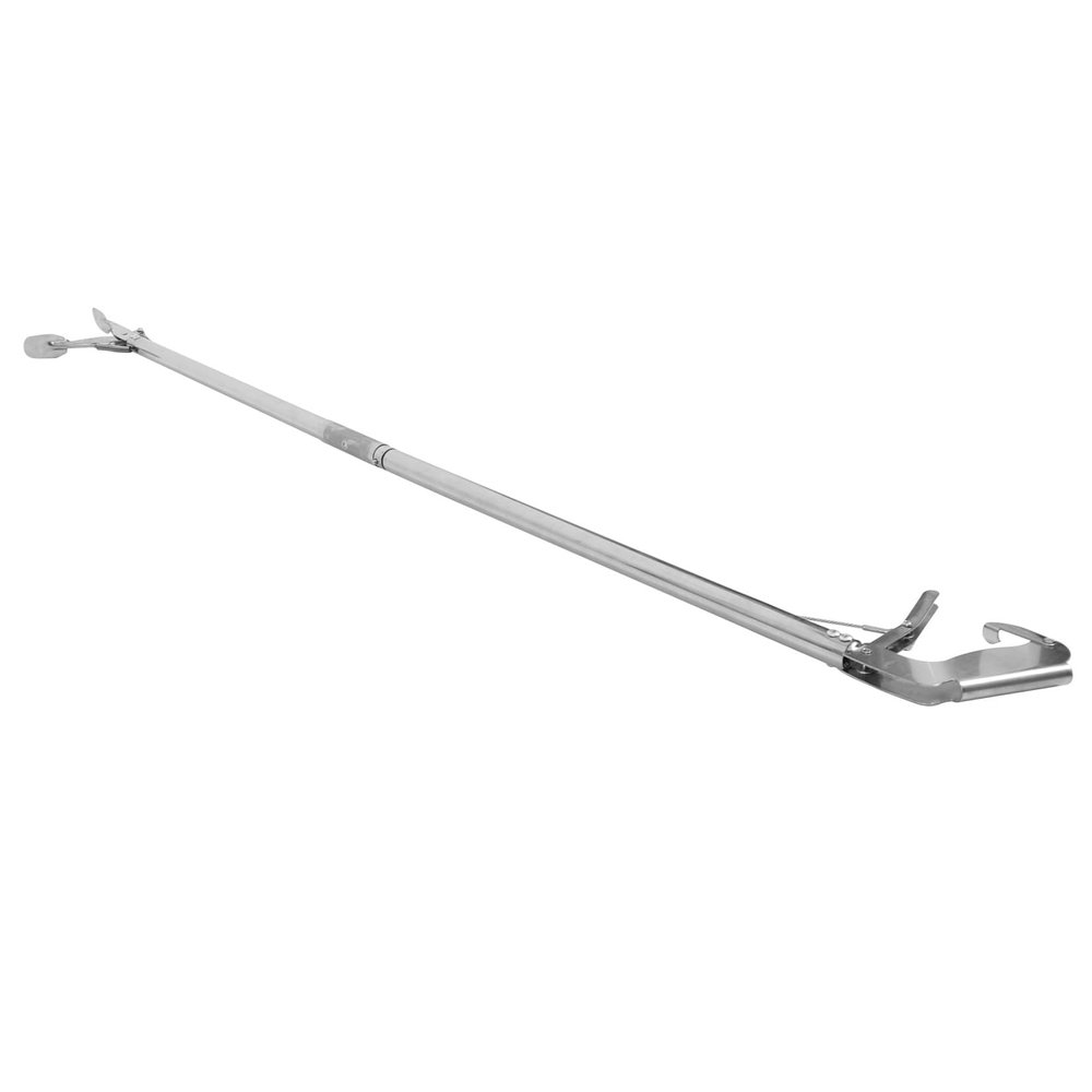 Silver Foldable Stainless Steel Grabber for Seniors