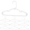 Ipetboom White Children's Hangers, 10-Pack, PP, Non-Slip view 1