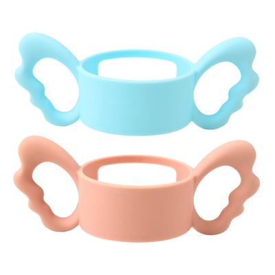 Silicone Bottle Handles, 2-Pack, Wide Opening, Ergonomic