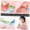 Silicone Bottle Handles, 2-Pack, Wide Opening, Ergonomic view 3
