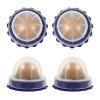 Catnip Ball Cat Treats, 4-Pack, Blue, with Transparent Cover view 1