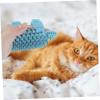 Silicone Cat Massage Comb for Grooming, Corner-Mount Design view 2