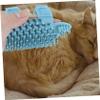 Silicone Cat Massage Comb for Grooming, Corner-Mount Design view 4