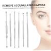 FOMIYES 6-Piece Ear Cleaning Tool Set with Stainless Steel Spiral Ear Spoons and Storage Case view 4