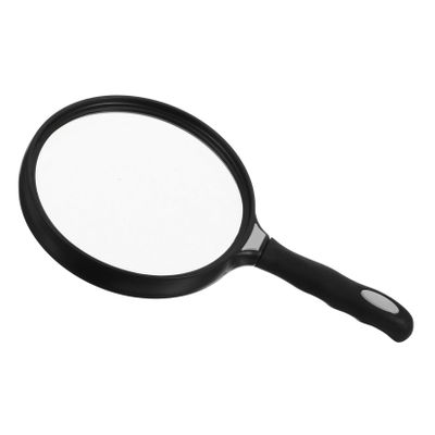 Healvian Lightweight Handheld Reading Magnifier for Seniors, 3x Magnification, Acrylic, for Books and Newspapers