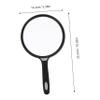 Healvian Lightweight Handheld Reading Magnifier for Seniors, 3x Magnification, Acrylic, for Books and Newspapers view 2