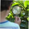 Healvian Lightweight Handheld Reading Magnifier for Seniors, 3x Magnification, Acrylic, for Books and Newspapers view 4
