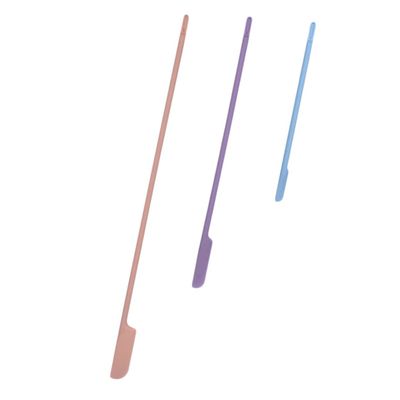 DECORNIJIA 3-Piece Silicone Makeup Spatulas for Foundation and Body Lotion, Assorted Colors