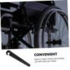Wheelchair Controller Handlebar, 25.4 mm, Black, 2-Piece Replacement Set view 2