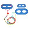 AJUNJIIL Reptile Harness Leash Kit - Adjustable Soft Leash for Dragons, Lizards, and Small Pets (Blue) view 1