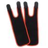 Fitness Armbands, 2-Pack, Rubber, Adjustable Sweatbands, Red view 1