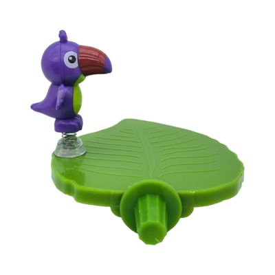 Budgie Toy Stand with Leaf Design
