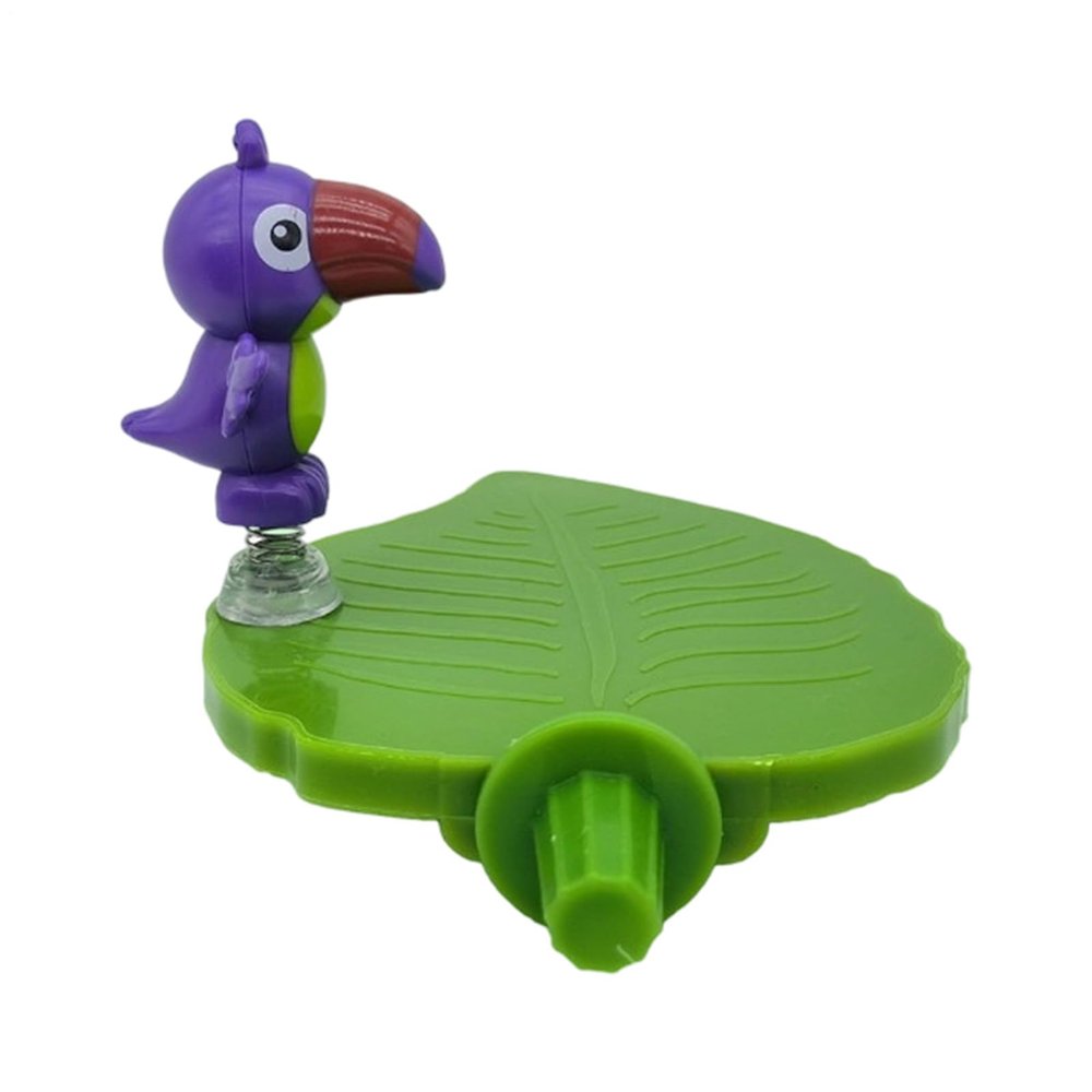 Budgie Toy Stand with Leaf Design