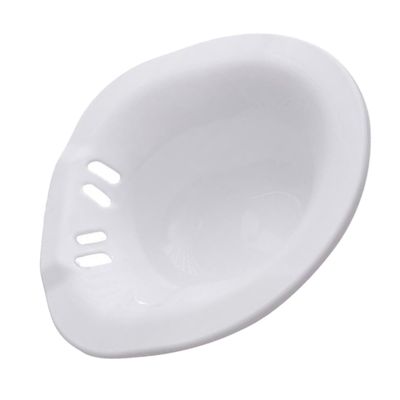 Foldable Plastic Sitz Bath Basin for Toilet Seat, White, 1 pc