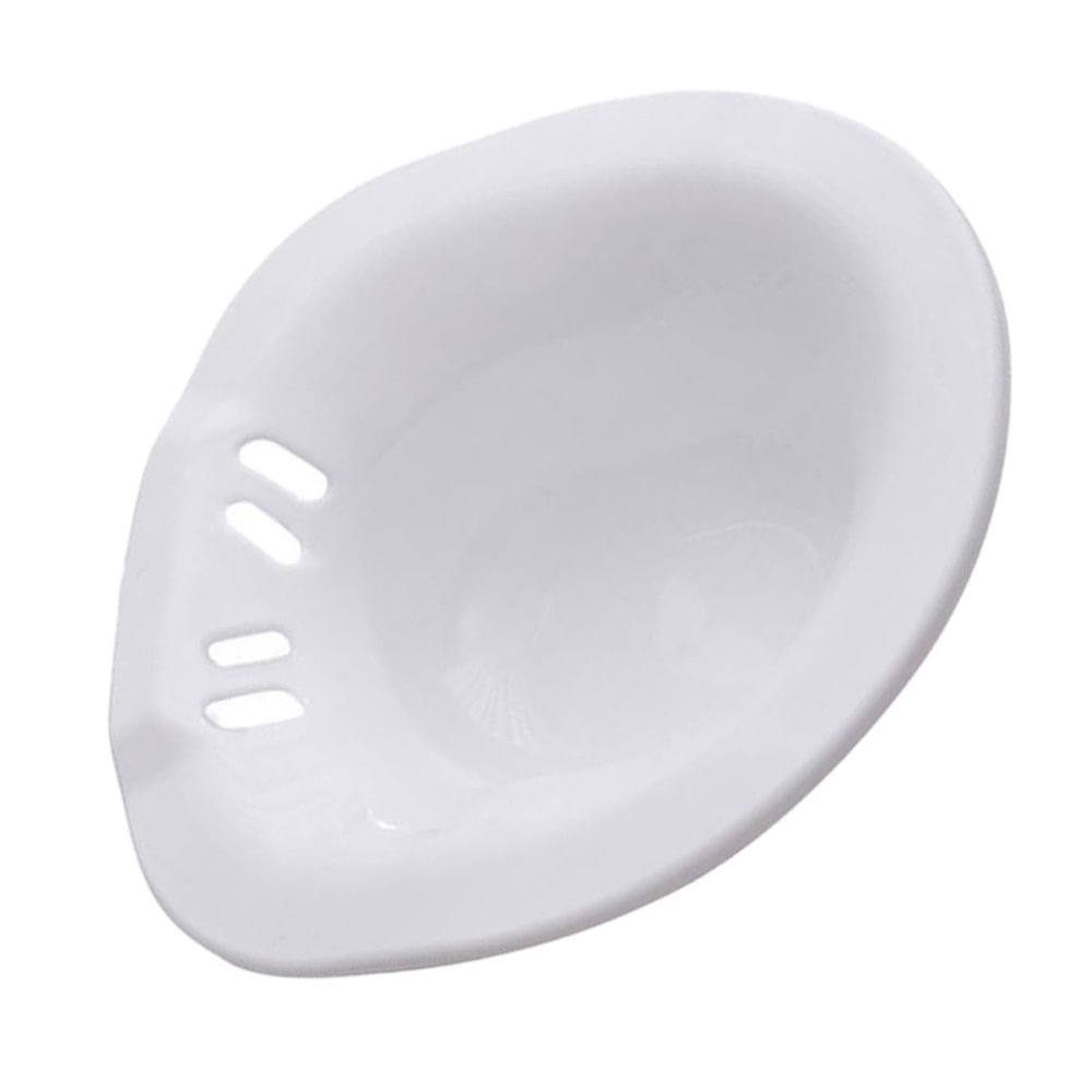 Foldable Plastic Sitz Bath Basin for Toilet Seat, White, 1 pc
