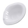 Foldable Plastic Sitz Bath Basin for Toilet Seat, White, 1 pc view 1