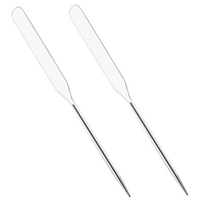 Anneome Stainless Steel Makeup Mixing Sticks, 2-Piece Set