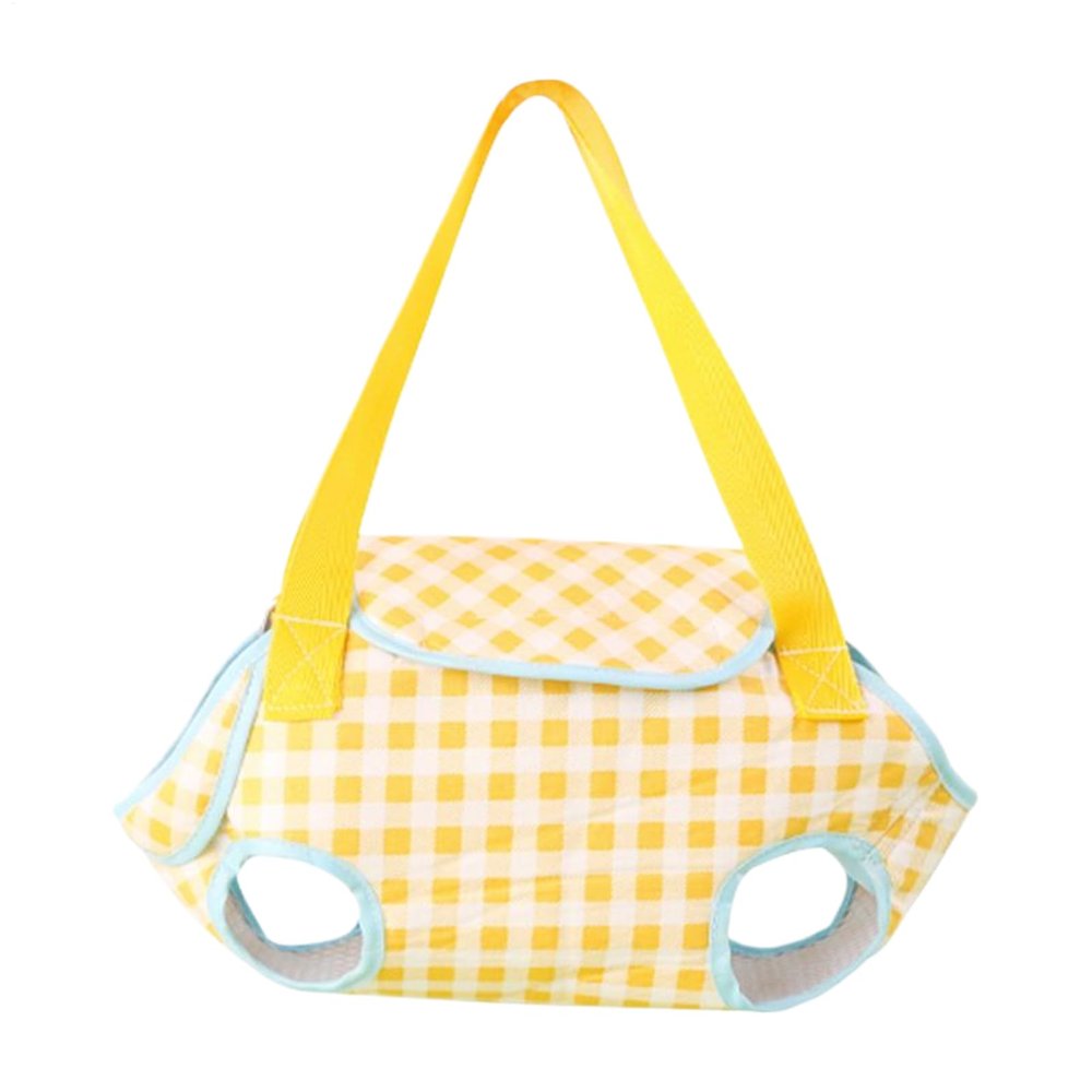 Pet Carrier Sling, Adjustable Strap, 35 x 25 x 3 cm, Foldable Mesh Design