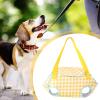 Pet Carrier Sling, Adjustable Strap, 35 x 25 x 3 cm, Foldable Mesh Design view 2