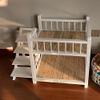 Dog Bunk Bed with Stairs - Removable Double-Layer Pet Bed for Dogs and Cats view 4