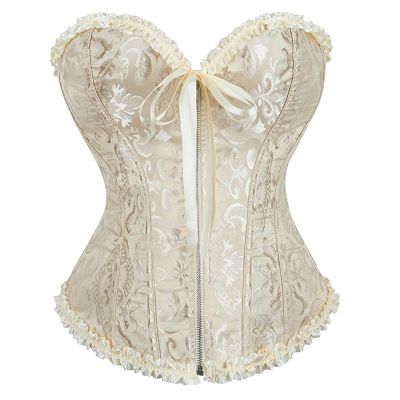 Surttan Women's Halloween Vintage Full-Bust Corset Top