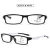 VEVESMUNDO Progressive Multifocal Reading Glasses with Blue-Light Filter, Rectangular, for Men and Women, 1 Pair, Black & White, +2.0 view 3
