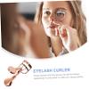 Stainless Steel Eyelash Curler with Wide-Angle Design view 3