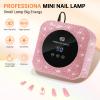 48W UV LED Gel Nail Lamp with 3 Timers and Infrared Sensor view 2