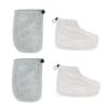 COLLBATH Paraffin Bath Gloves and Foot Covers, Soft Cotton and Plush, 2 Pairs, Random Color view 1