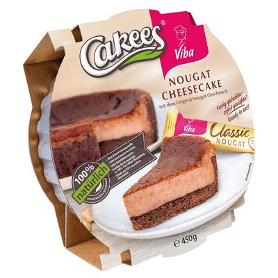 Cakees Viba Nougat Cheesecake, 450 g