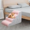Pet Stairs with Non-Slip, Washable Cover view 2