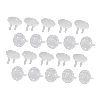 BESTonZON Childproof Outlet Covers, 20-Pack, Non-Slip ABS