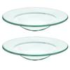 Round Replacement Glass Dishes for Aroma Lamps, 2 Pieces view 1