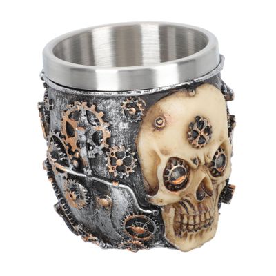 VILLFUL Stainless Steel Skull Shaving Bowl for Men