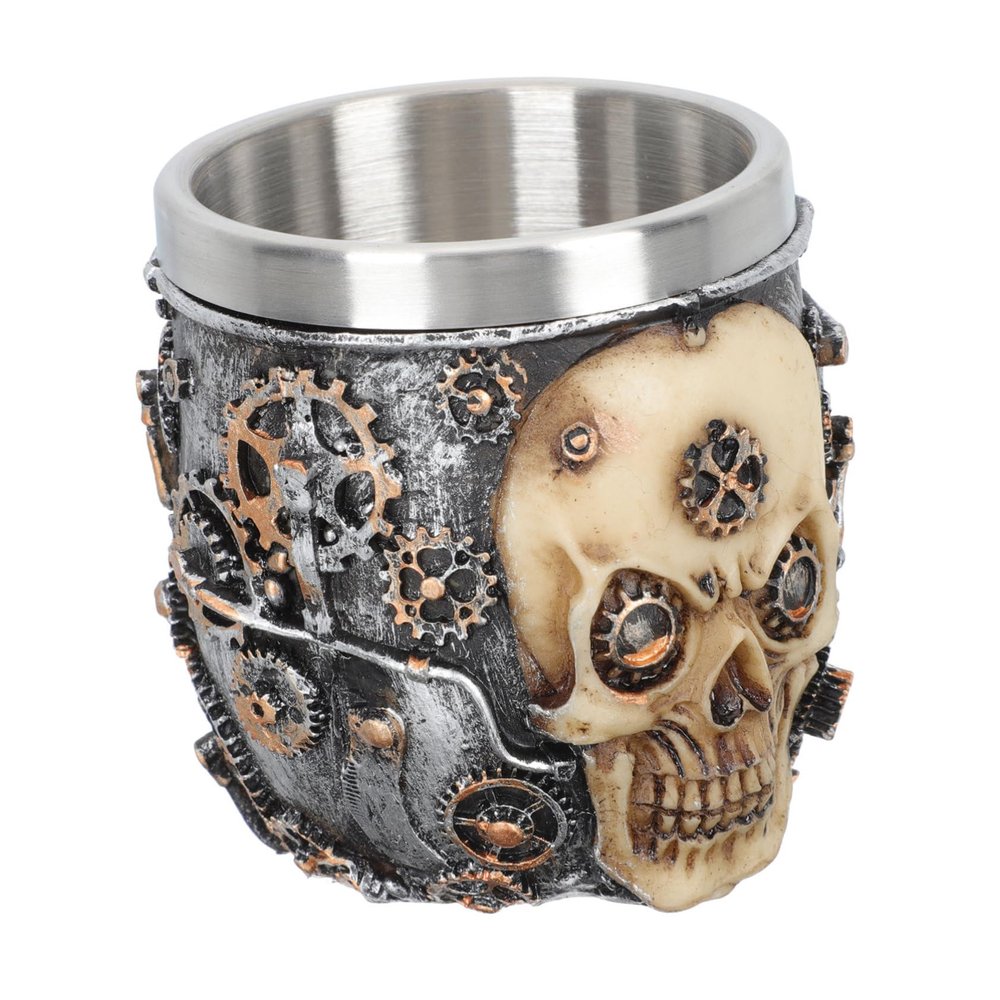 VILLFUL Stainless Steel Skull Shaving Bowl for Men