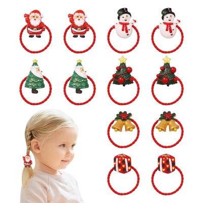 12 Christmas Hair Ties