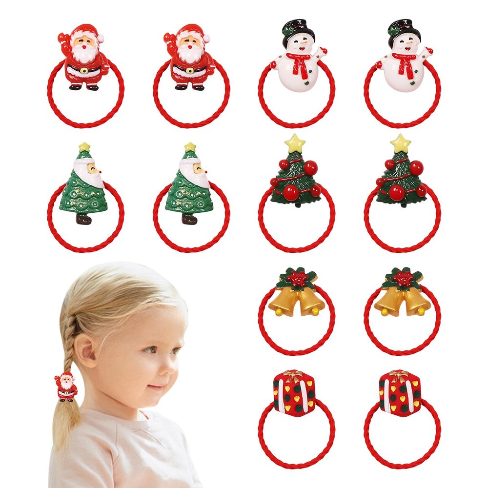 12 Christmas Hair Ties